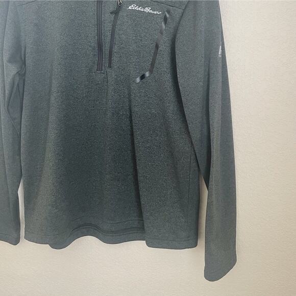 Eddie Bauer Sweater Mens Medium Green Pullover Gorpcore Outdoor Casual Fall - Picture 4 of 11